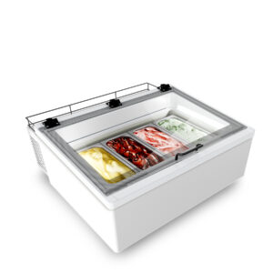 Vitrină de înghețată FRAMEC MINI CREAM 4V W/G LED